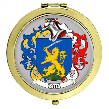 Tóth (Hungary) Coat of Arms Compact Mirror