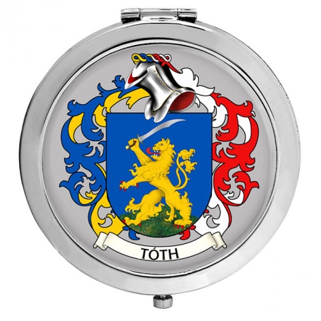Tóth (Hungary) Coat of Arms Compact Mirror
