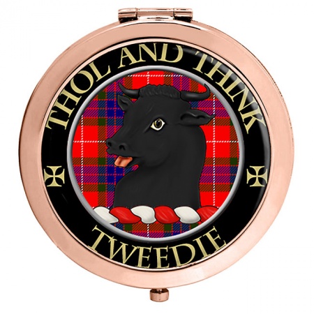 Tweedie Scottish Clan Crest Compact Mirror