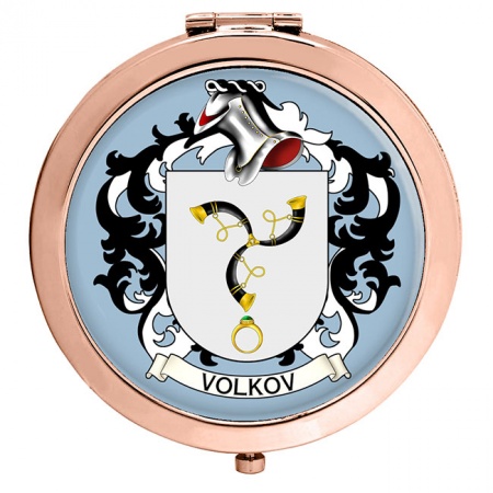 Volkov (Russia) Coat of Arms Compact Mirror