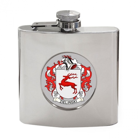 Zieliński (Poland) Coat of Arms Hip Flask