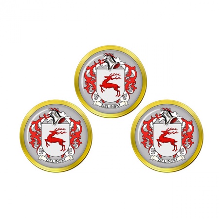 Zieliński (Poland) Coat of Arms Golf Ball Markers