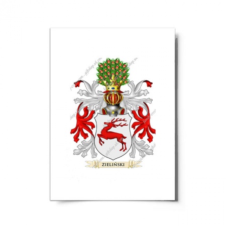 Zieliński (Poland) Coat of Arms Print